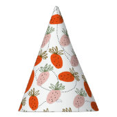 Chapeaux De Fètes Motif de griffes blanc rose (Droite)