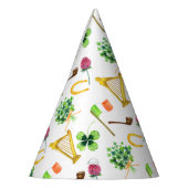 Chapeaux De Fètes Motif de la Fête de la Harpe celtique St. Patrick (Gauche)