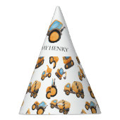 Chapeaux De Fètes Motif de la partie Camion de construction (Droite)