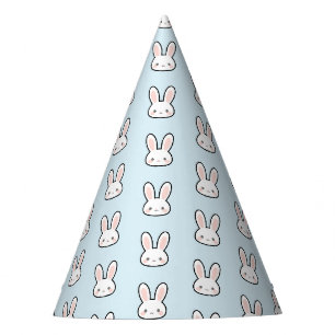 Chapeaux De Fètes Motif de lapin visage de lapin mignon
