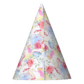 Chapeaux De Fètes Motif de licorne et de Pegasus d'aquarelle (Dos)