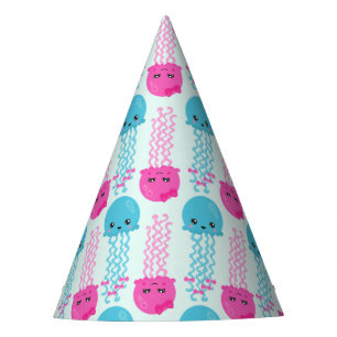 Chapeaux De Fètes Motif de méduses, Mignonne méduse, Sea Animaux