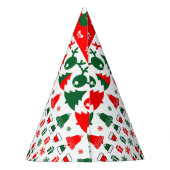 Chapeaux De Fètes Motif de Noël (Dos)