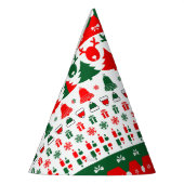 Chapeaux De Fètes Motif de Noël (Gauche)