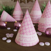 Chapeaux De Fètes Motif de Noël rose Casquette de fête de Noël