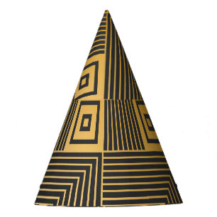 Chapeaux De Fètes Motif de papier peint Art Déco Vintage