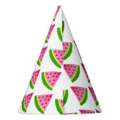 Chapeaux De Fètes Motif de pastèque rose (Dos)