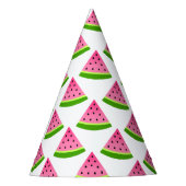 Chapeaux De Fètes Motif de pastèque rose (Devant)