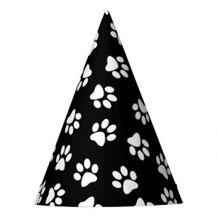 Chapeaux De Fètes Motif De Pâtes, Patrouilles De Chien, Paws Blanche