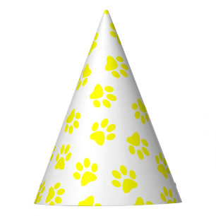 Chapeaux De Fètes Motif De Pâtes, Patrouilles De Chien, Paws Jaunes