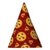 Chapeaux De Fètes motif de pizza cool papier (Droite)