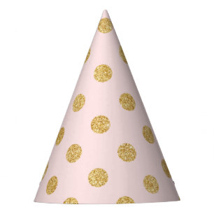 Chapeaux De Fètes Motif de pois élégant de parties scintillantes d