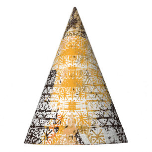 Chapeaux De Fètes Motif déprimé de la tribu Boho géométrique