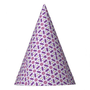 Chapeaux De Fètes Motif des étoiles violettes