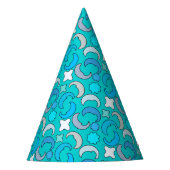 Chapeaux De Fètes Motif des nuages de la Lune bleue (Devant)