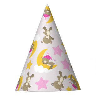 Chapeaux De Fètes Motif D'Ours, Nounours, Mignons Ours, Étoiles
