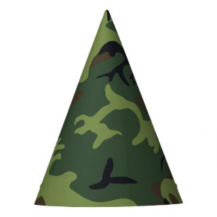 Chapeaux De Fètes Motif du Camouflage Vert, Motif militaire, Armée