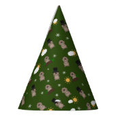 Chapeaux De Fètes Motif du jour de la marmotte (Gauche)