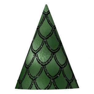 Chapeaux De Fètes Motif du serpent serpent vert
