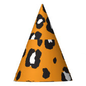Chapeaux De Fètes Motif Empreinte de léopard classique (Devant)