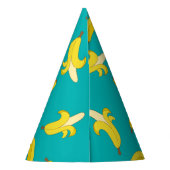 Chapeaux De Fètes Motif épluché drôle de bananes (Dos)