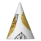 Chapeaux De Fètes motif feuille (Droite)