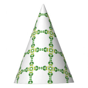 Chapeaux De Fètes Motif Feuille, Motif De Feuilles, Feuilles Verts