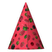 Chapeaux De Fètes Motif framboise (Dos)