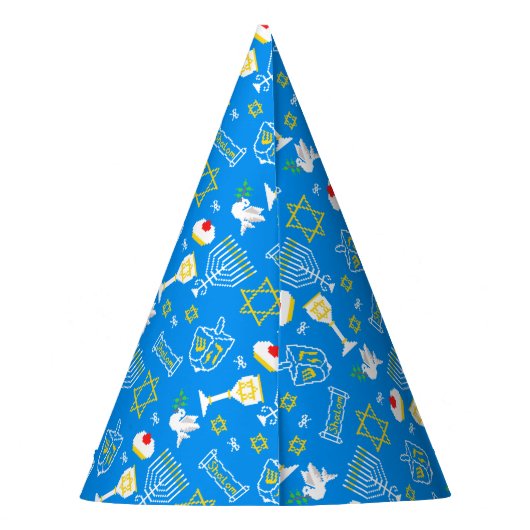 Chapeaux De Fètes Motif Hanoukka (Dos)