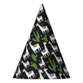 Chapeaux De Fètes Motif heureux de lama (Gauche)