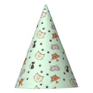 Chapeaux De Fètes Motif Kitty Cat