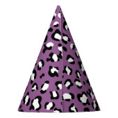 Chapeaux De Fètes Motif léopard, Spots léopards, Leopard pourpre (Dos)