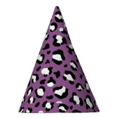 Chapeaux De Fètes Motif léopard, Spots léopards, Leopard pourpre (Droite)