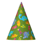Chapeaux De Fètes Motif mignon Pour Enfants Green Baby Dinosaur Anni (Gauche)