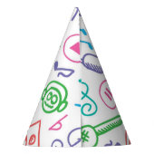 Chapeaux De Fètes Motif musical (Dos)