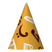 Chapeaux De Fètes Motif musical (Gauche)