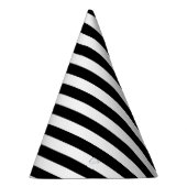 Chapeaux De Fètes Motif noir et blanc de rayure (Droite)