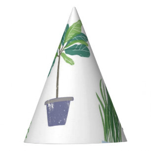 Chapeaux De Fètes motif plante