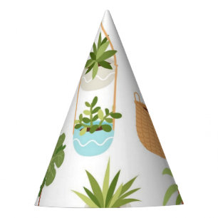 Chapeaux De Fètes motif plante