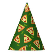 Chapeaux De Fètes motif pour les amateurs de pizzas cool (Gauche)