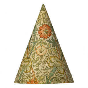 Chapeaux De Fètes Motif Rose et Rose vintage de William Morris