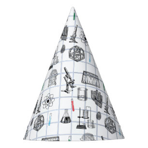 Chapeaux De Fètes Motif scientifique en chimie scientifique