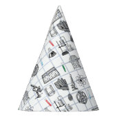 Chapeaux De Fètes Motif scientifique en chimie scientifique (Gauche)