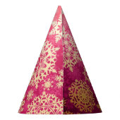 Chapeaux De Fètes Motif Snowflake (Dos)