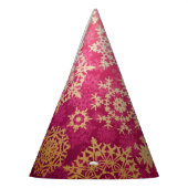 Chapeaux De Fètes Motif Snowflake (Gauche)