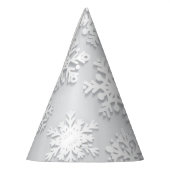 Chapeaux De Fètes Motif Snowflake (Gauche)