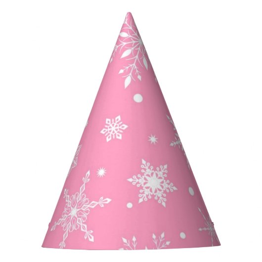 Chapeaux De Fètes Motif Snowflake (Devant)