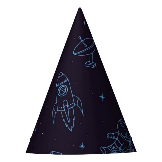 Chapeaux De Fètes Motif spatial (Devant)