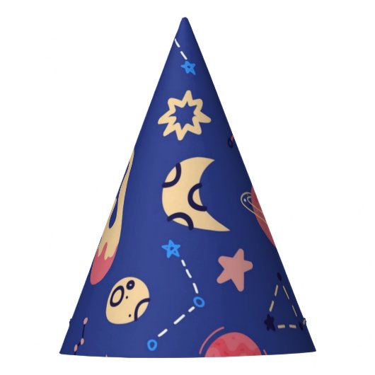 Chapeaux De Fètes Motif spatial (Devant)