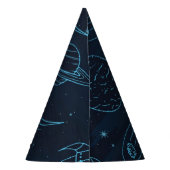 Chapeaux De Fètes Motif spatial (Dos)